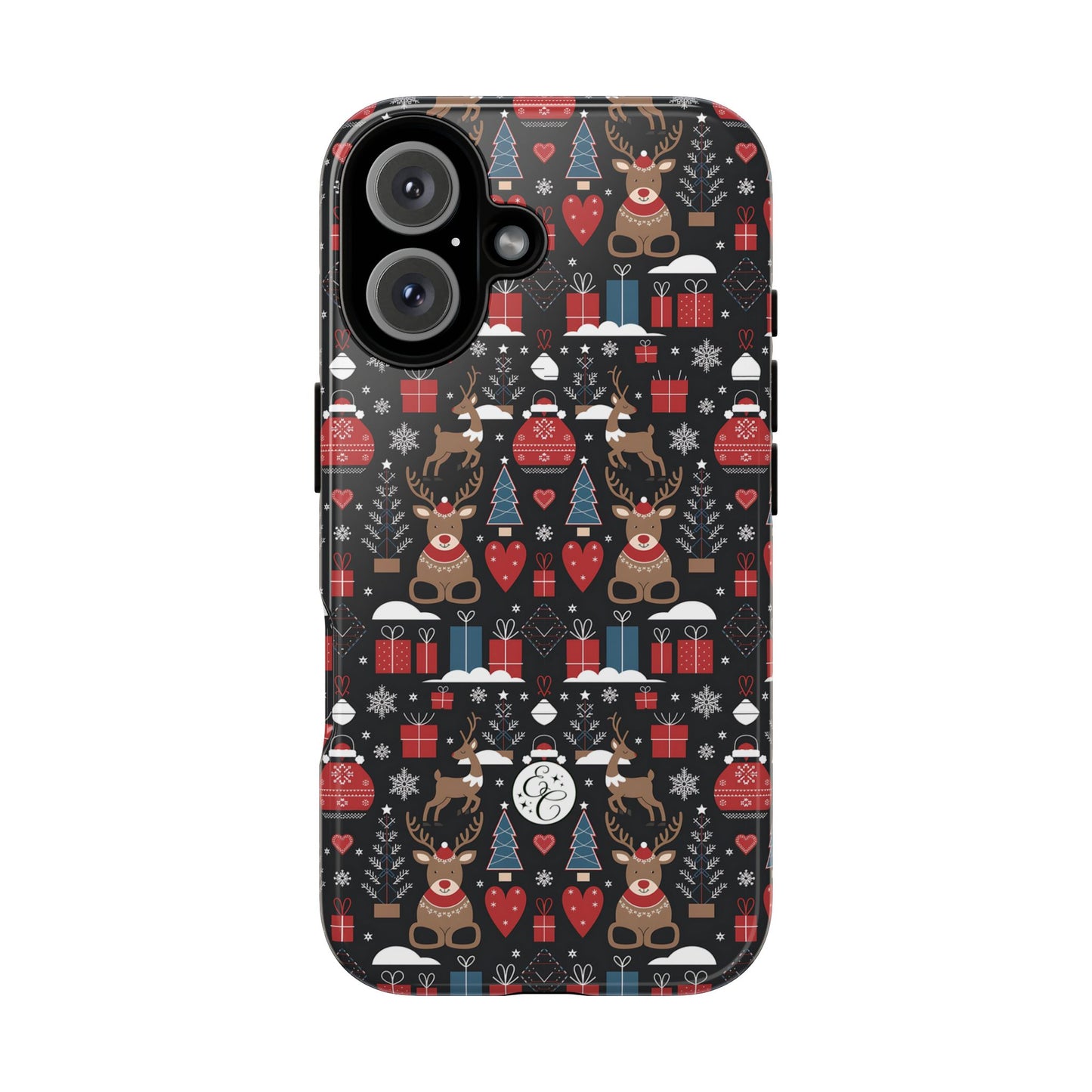 Christmas Holiday Pattern Tough Phone Case