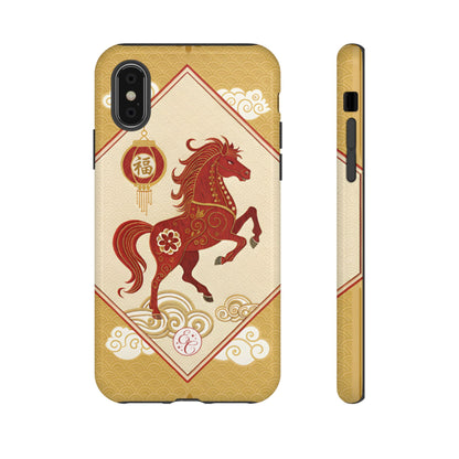 Chinese New Year Lucky Horse Tough Phone Case