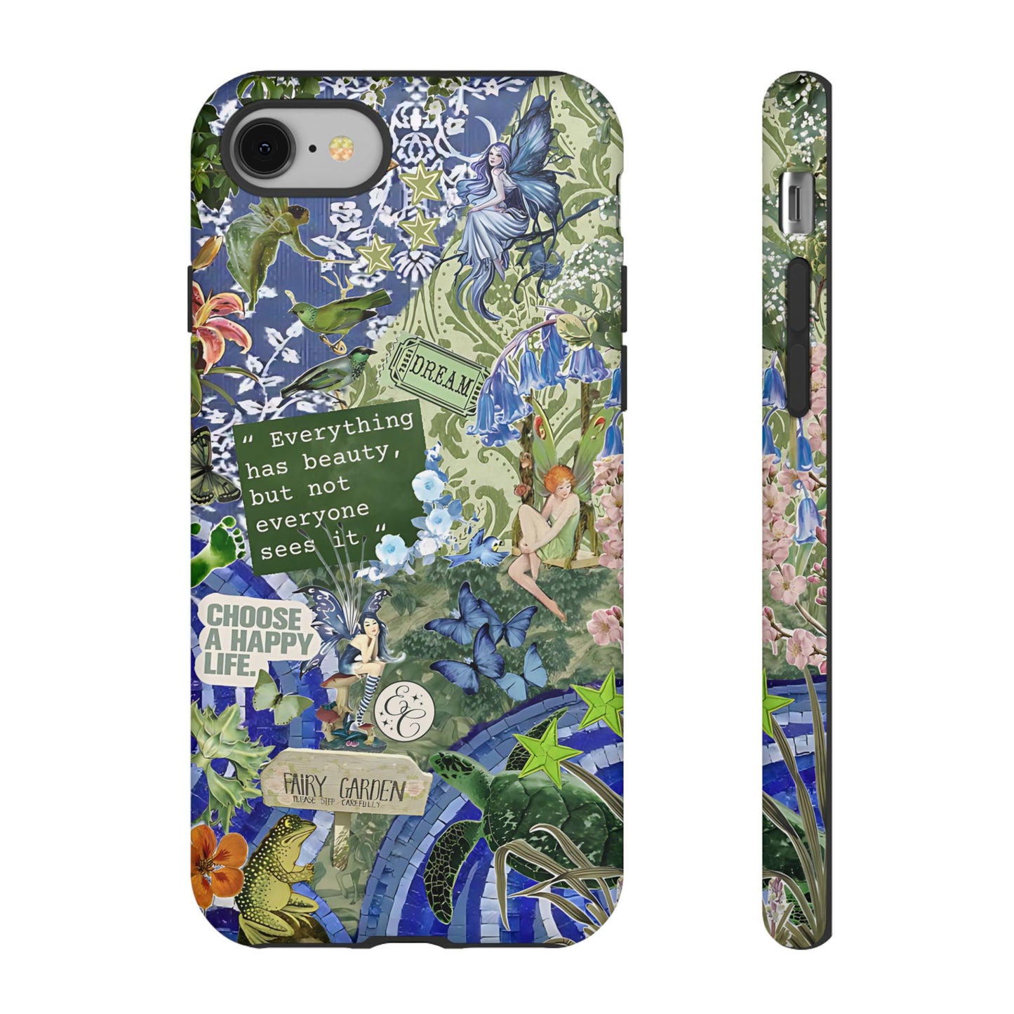 Fairy Garden Collage Tough Phone Case