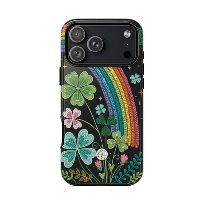 Rainbow & Shamrock Tough Phone Case