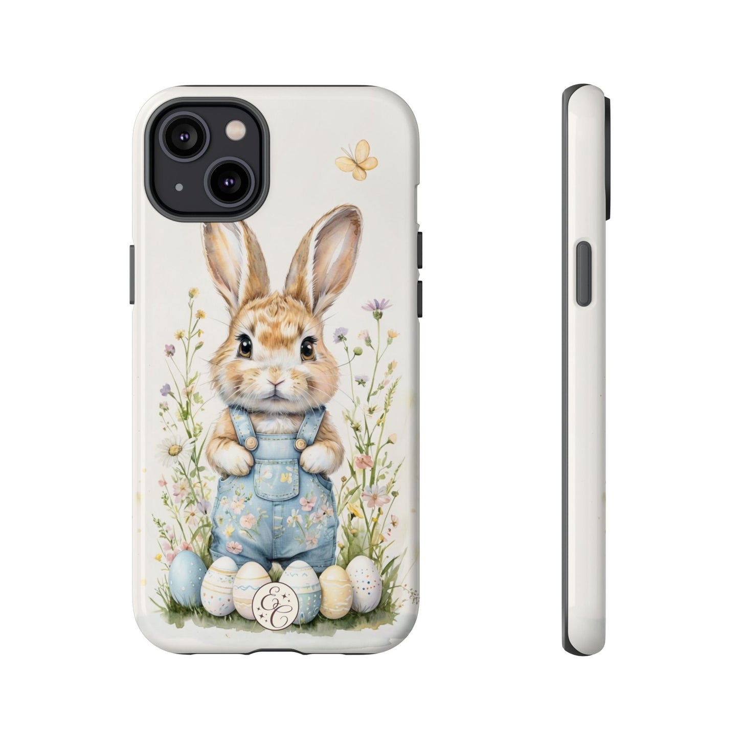 Bunny with Easter Eggs Tough Phone Case
