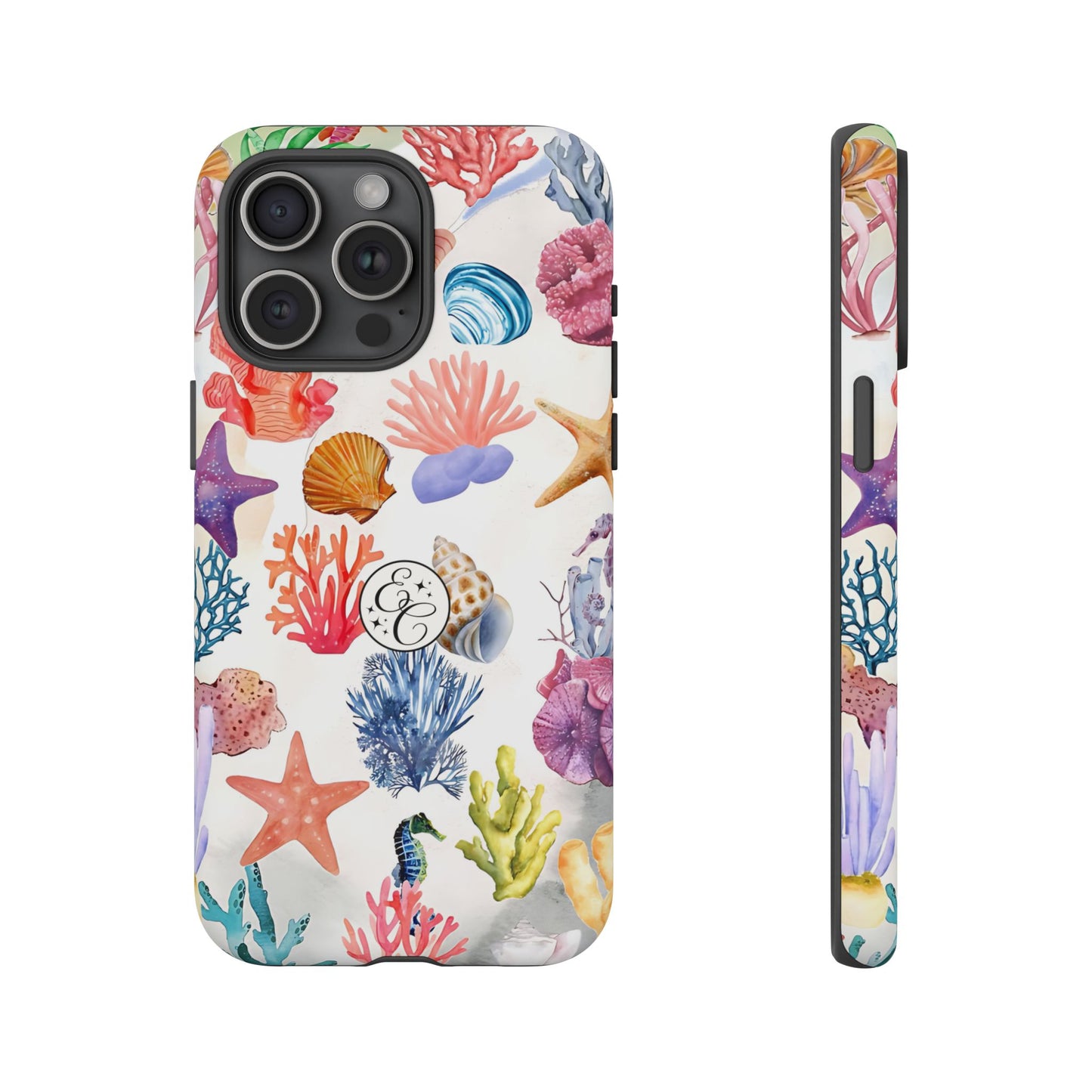 Coral & Sea Shells Tough Phone Case