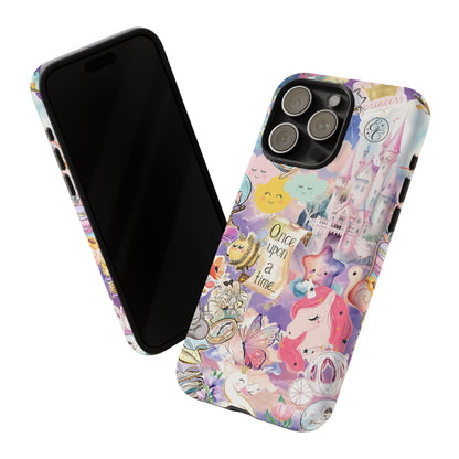 Whimsical Fairytale Collage Tough Phone Case