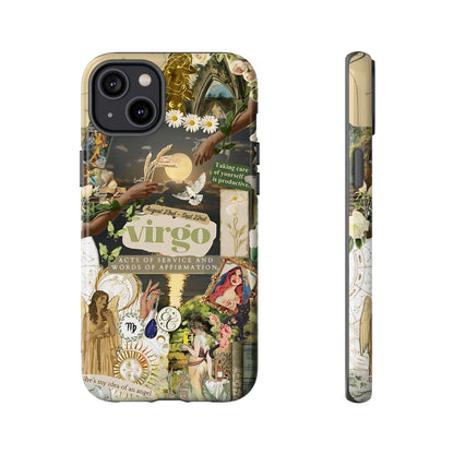 Virgo Vintage Zodiac Collage Tough Phone Case