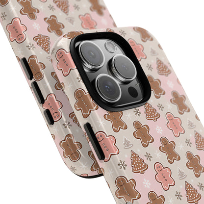 Gingerbread Men & Xmas Tree Pattern Phone Case