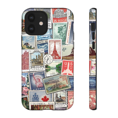 Vintage Stamp Collection Tough Phone Case