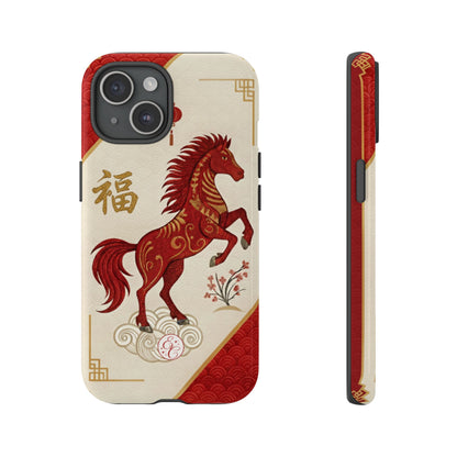 Chinese Zodiac Horse Tough Phone Case