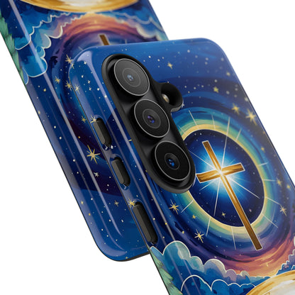 Celestial Cross - John 3:16 Tough Phone Case