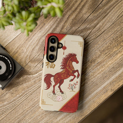 Chinese Zodiac Horse Tough Phone Case