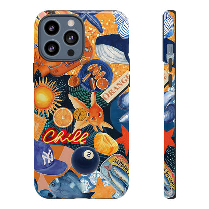 Nautical and Citrus Tough Phone Case