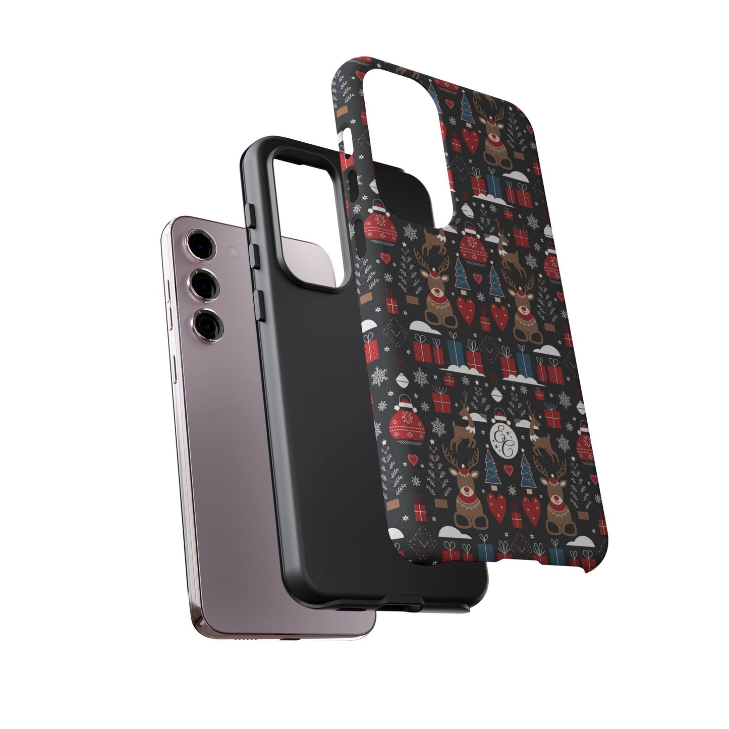 Christmas Holiday Pattern Tough Phone Case