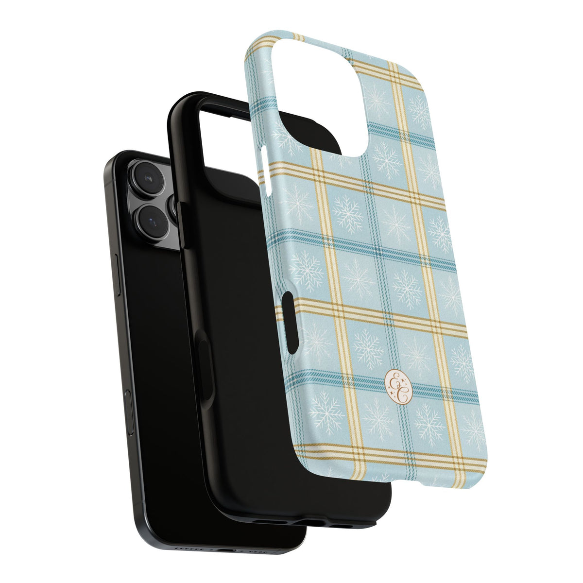 Blue Winter Plaid Phone Case