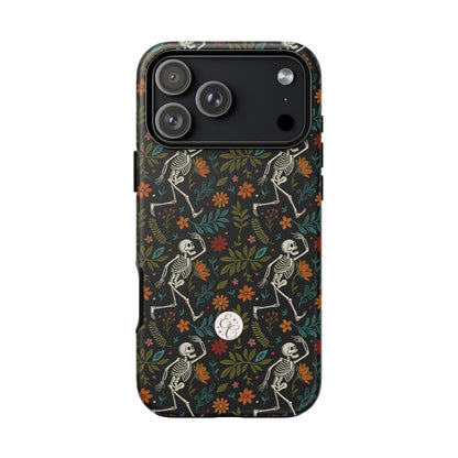 Boho Skeleton Pattern Halloween Phone Case