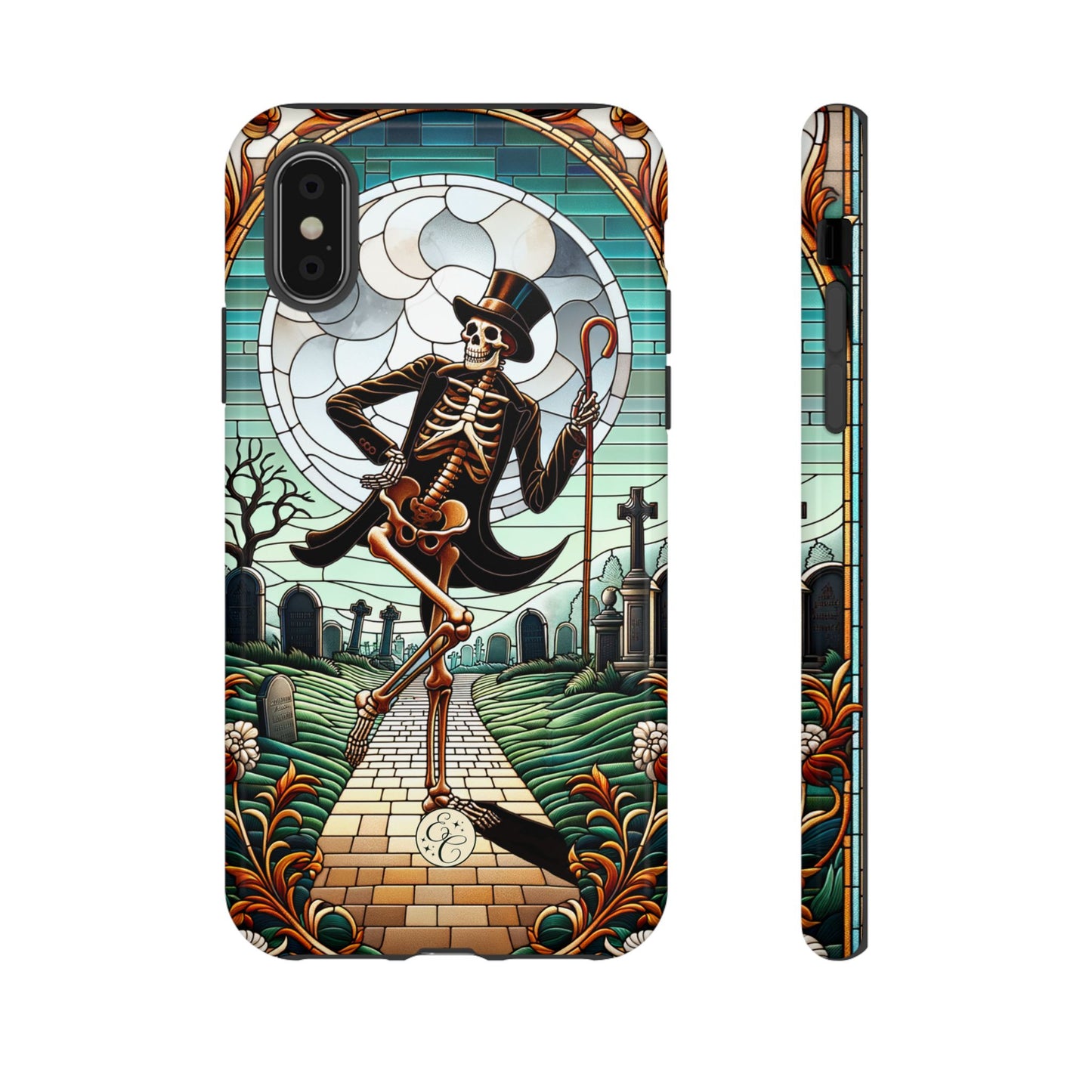 Dancing Skeleton Tough Phone Case