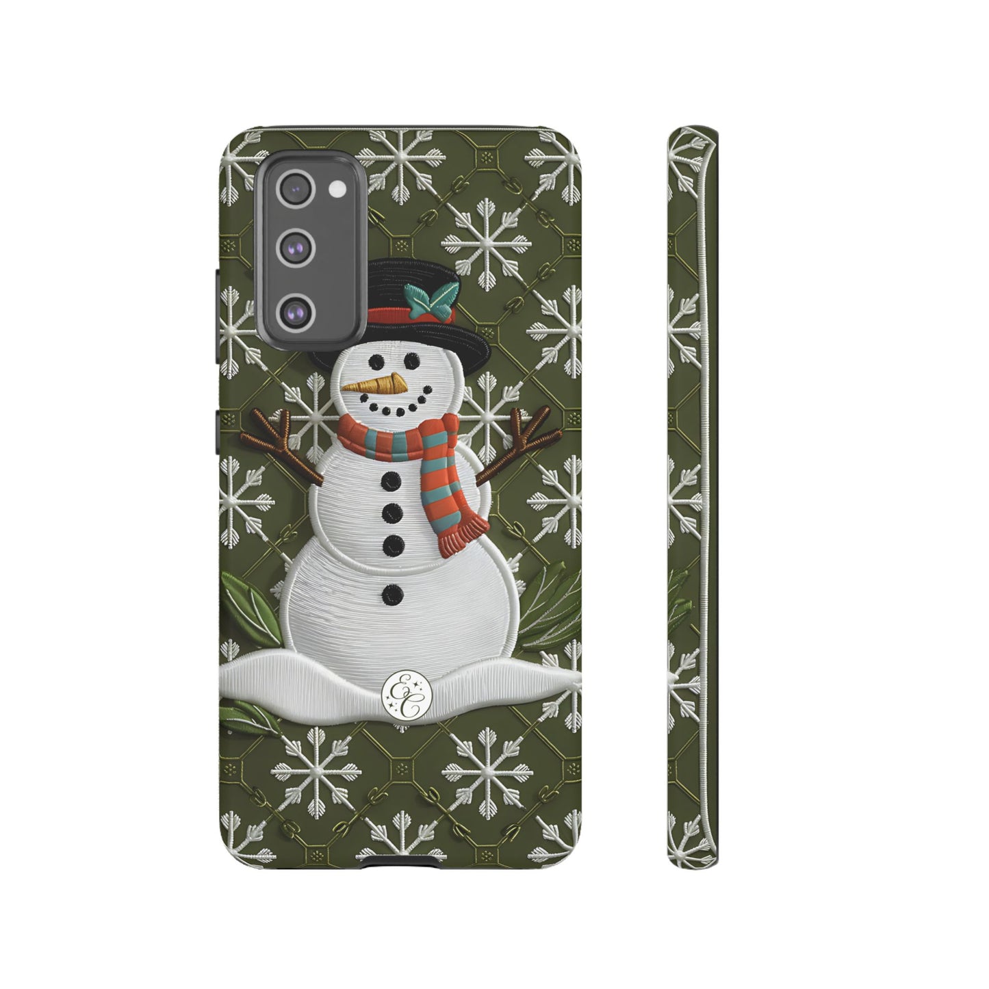 Christmas Snowman Tough Phone Case