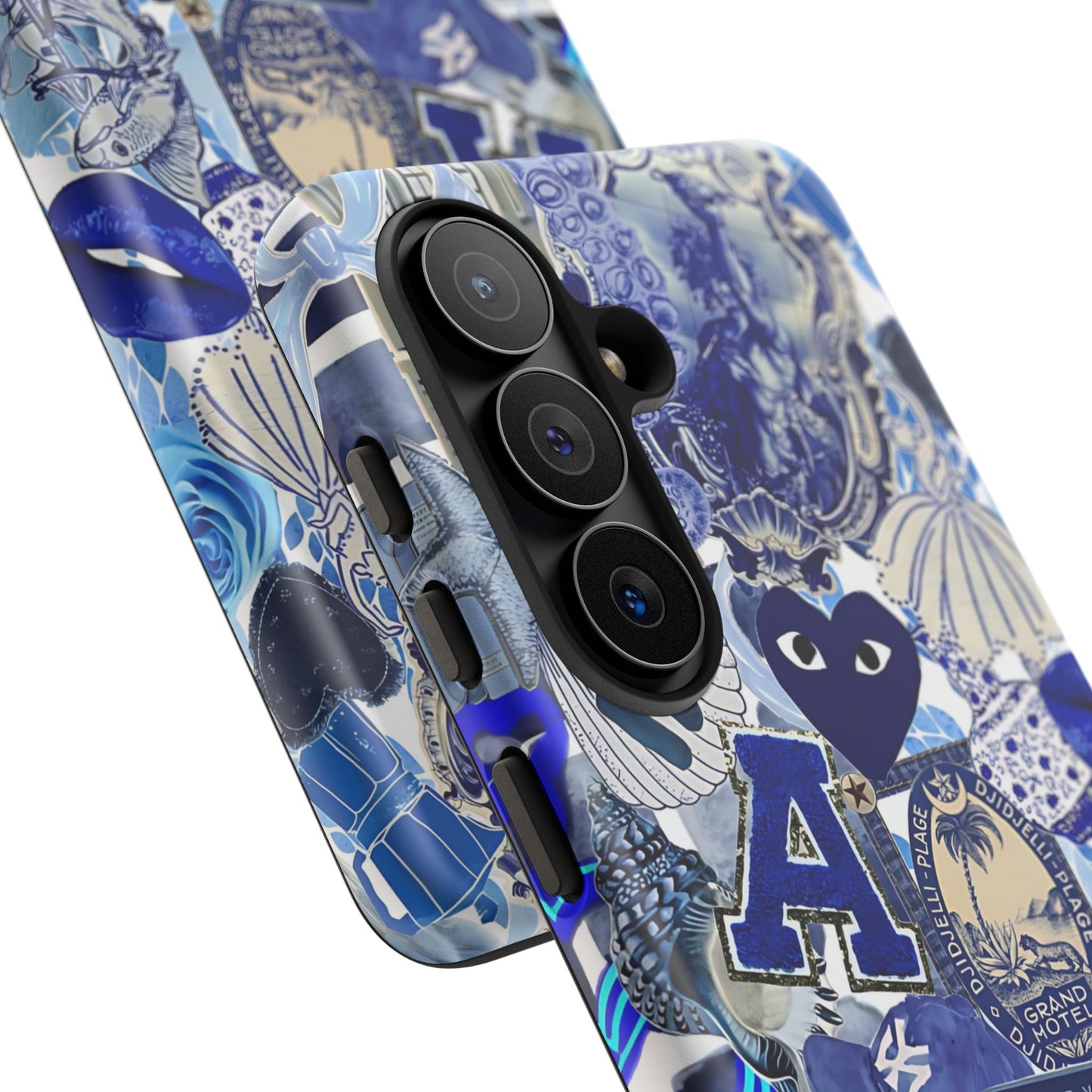 Blue Collage Tough Phone Case