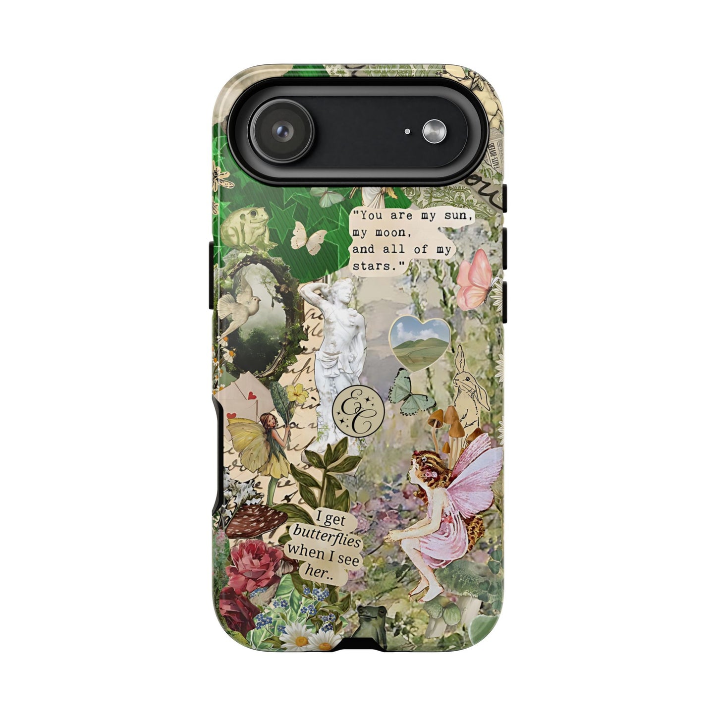 Vintage Botanical Collage Tough Phone Case