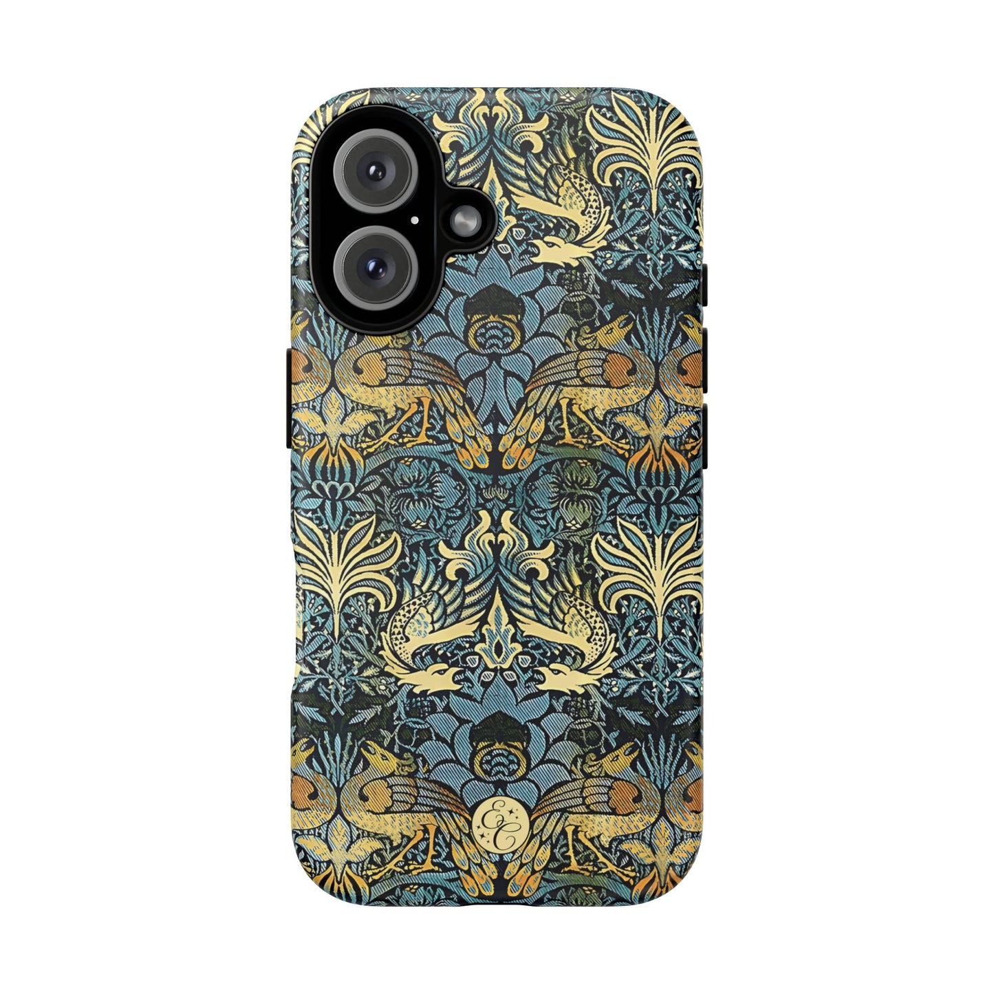 William Morris Peacock and Dragon Tough Phone Case