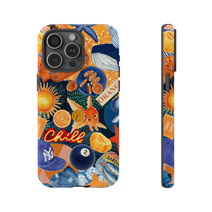 Nautical and Citrus Tough Phone Case