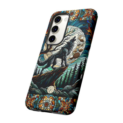 Howling Wolf Tough Phone Case