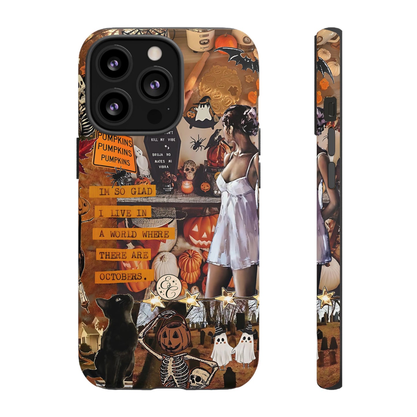 Halloween Aesthetic Collage Tough Phone Case