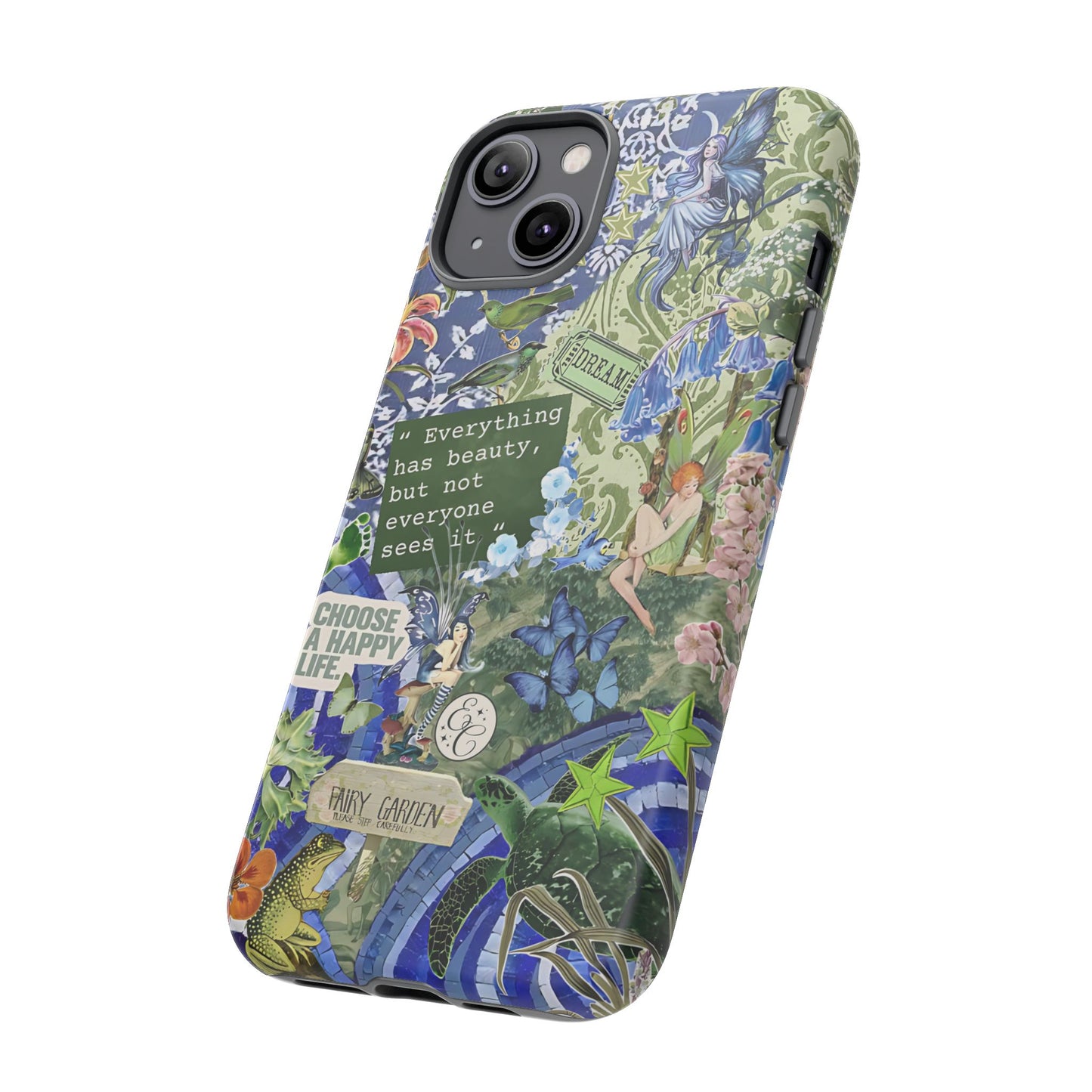 Fairy Garden Collage Tough Phone Case