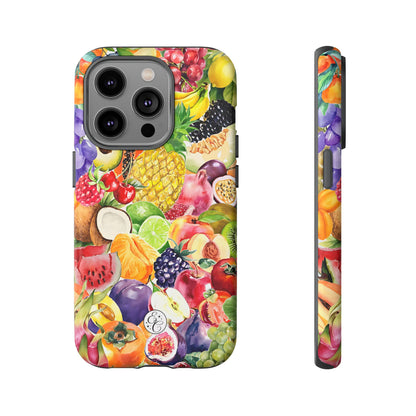 Colorful Fruits Collage Tough Phone Case