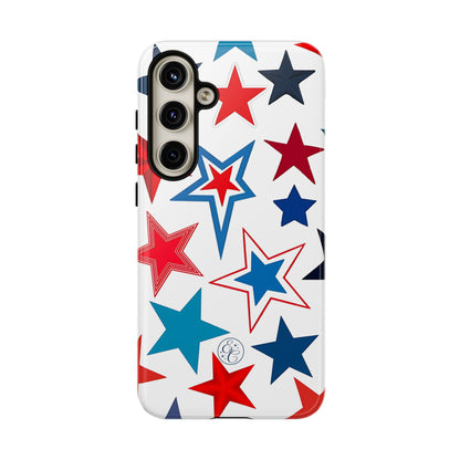 Patriotic Star Pattern Tough Phone Case