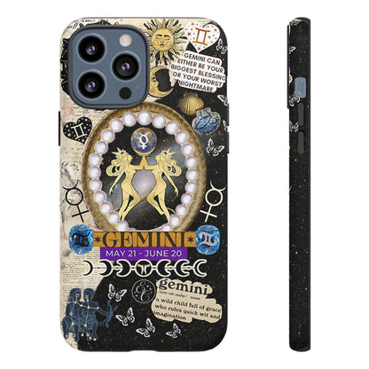 Gemini Zodiac Sign Tough Phone Case