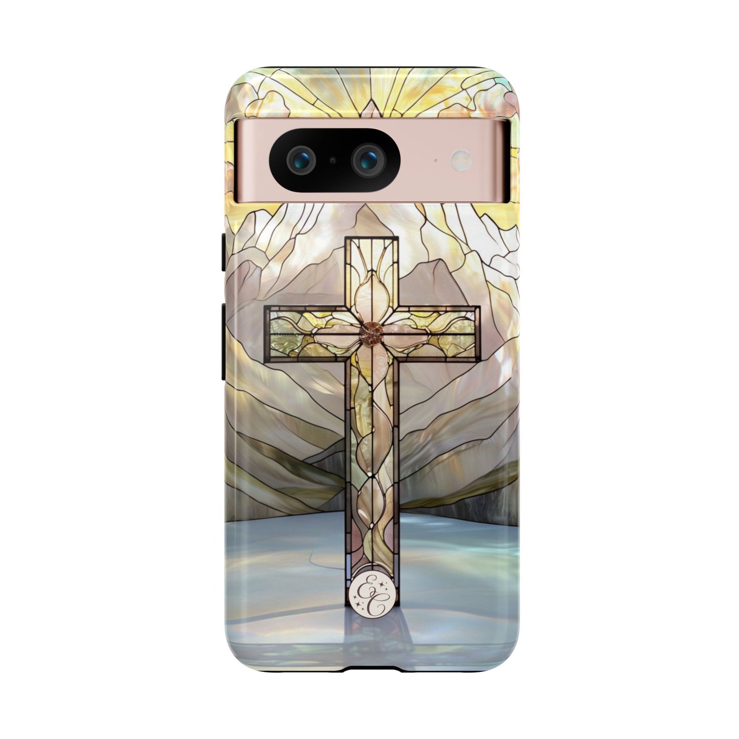 Stained Glass Cross Tough Phone Case