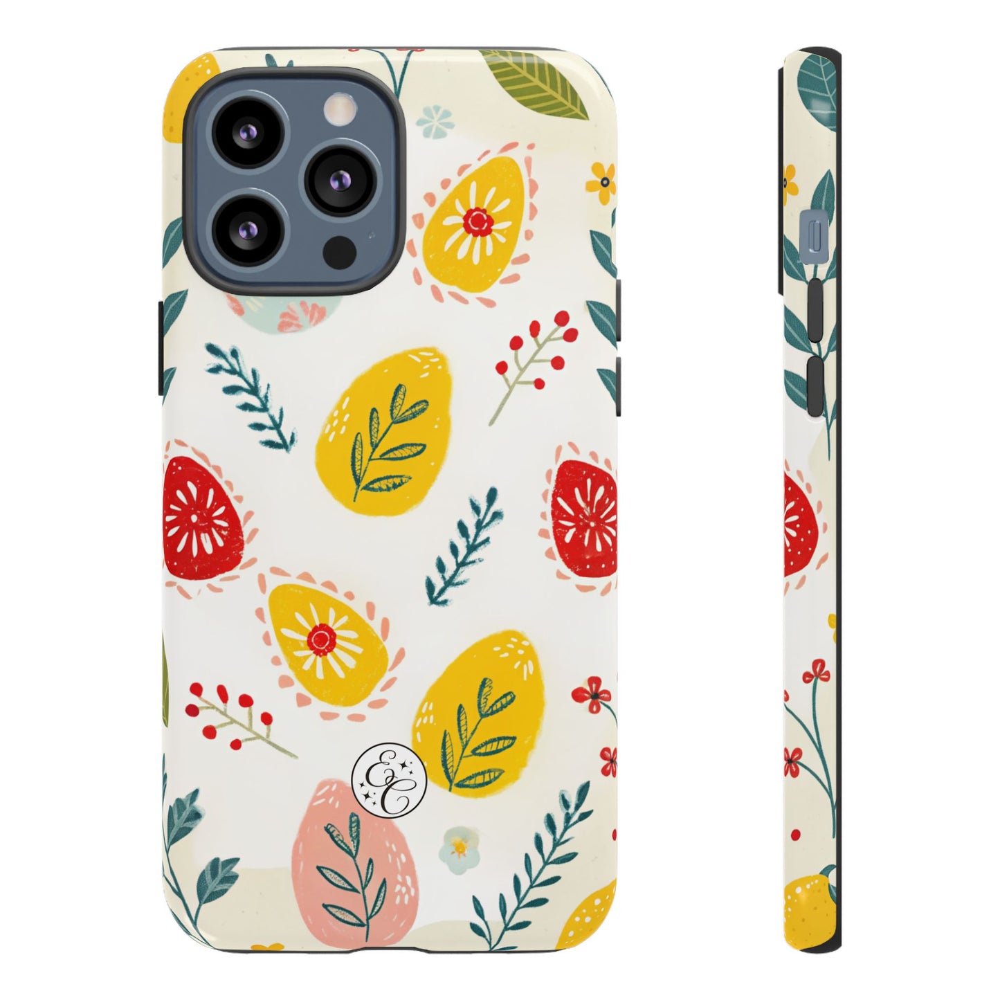 Colorful Easter Egg Pattern Tough Phone Case