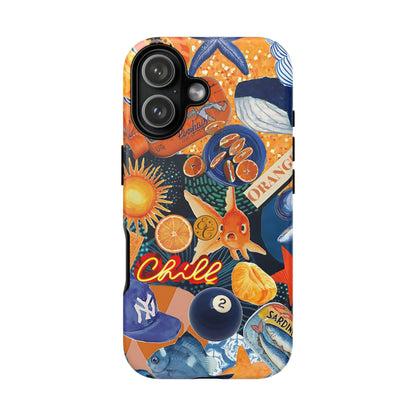 Nautical and Citrus Tough Phone Case