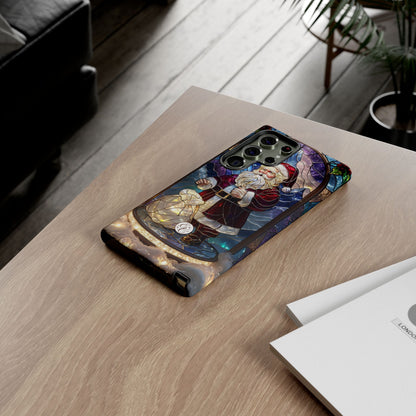 Santa Claus Stained Glass Phone Case
