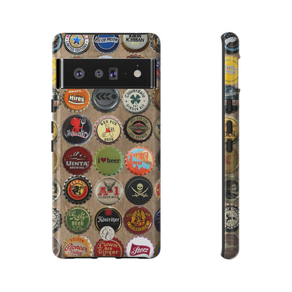 Beer Bottle Caps Tough Phone Case