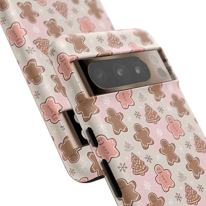 Gingerbread Men & Xmas Tree Pattern Phone Case
