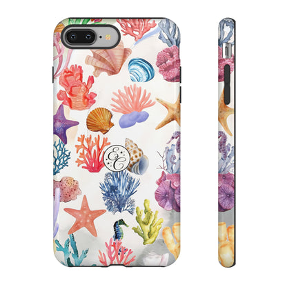 Coral & Sea Shells Tough Phone Case