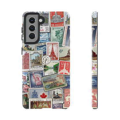 Vintage Stamp Collection Tough Phone Case