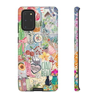 Coquette Art Collage Tough Phone Case