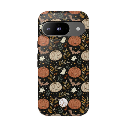 Spooky Halloween Boho Pattern Tough Phone Case