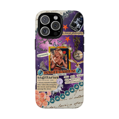 Sagittarius Zodiac Star Sign Tough Phone Case