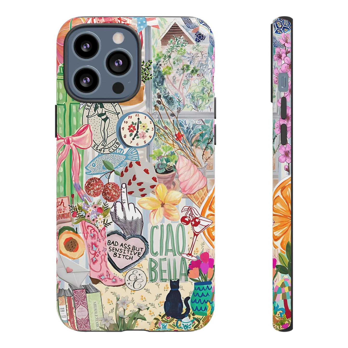 Coquette Art Collage Tough Phone Case