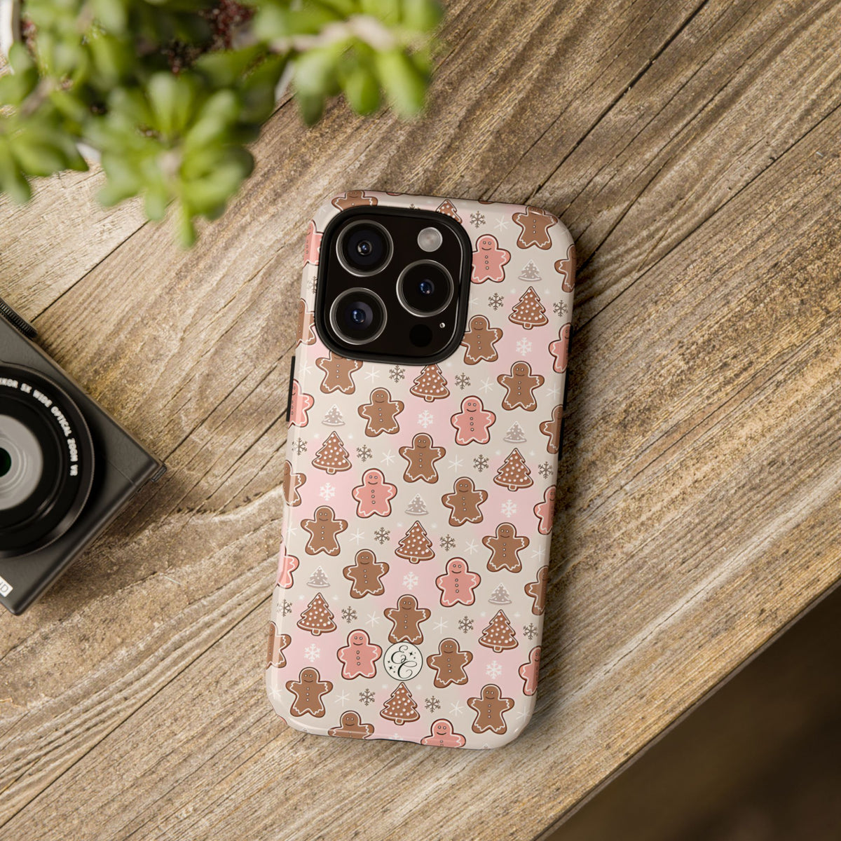 Gingerbread Men & Xmas Tree Pattern Phone Case