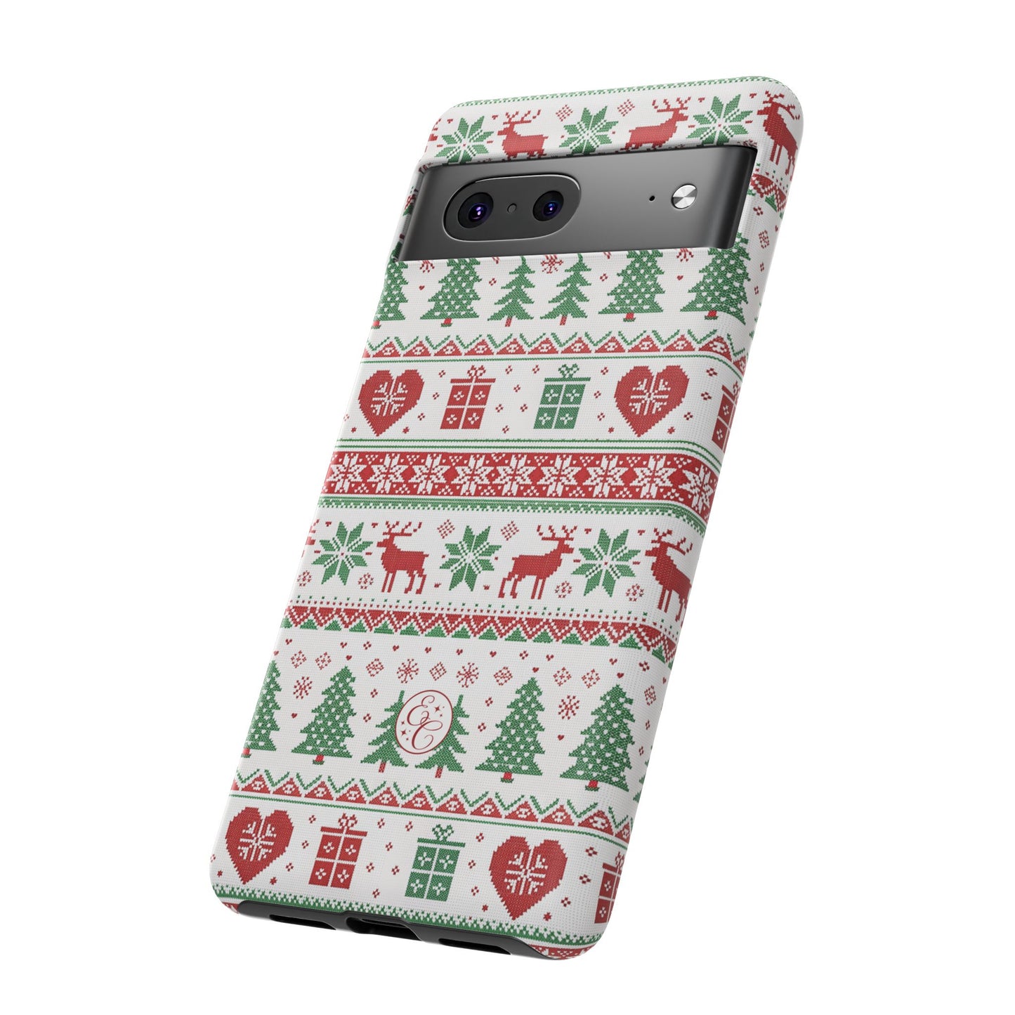 Ugly Christmas Sweater Pattern Tough Phone Case