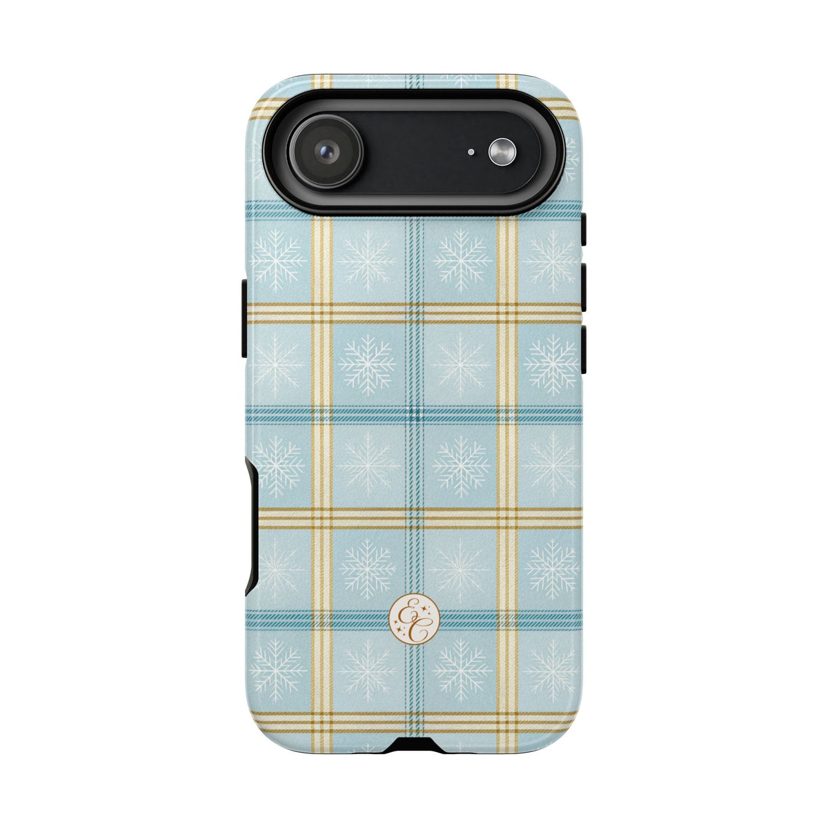 Blue Winter Plaid Phone Case
