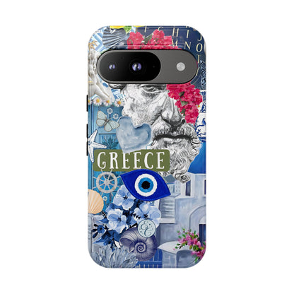 Greek Summer Collage Tough Phone Case