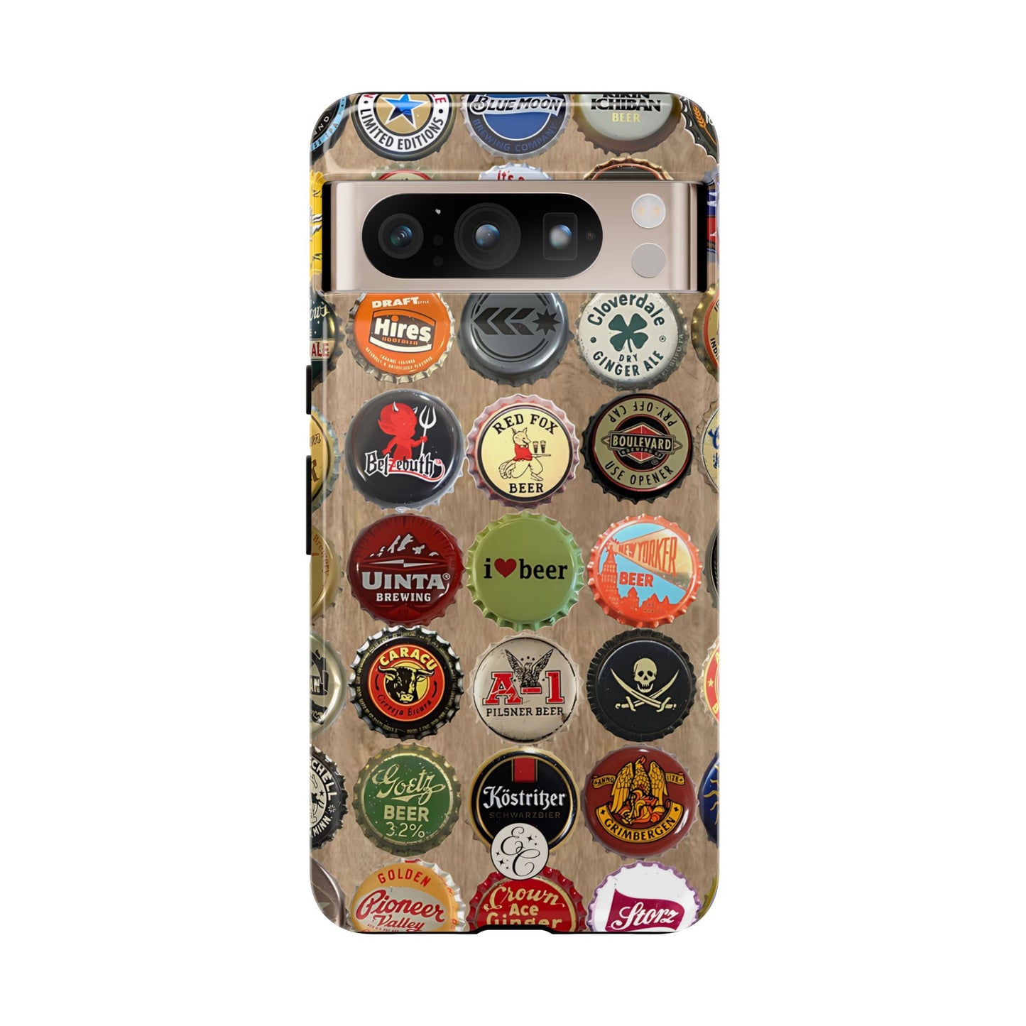 Beer Bottle Caps Tough Phone Case