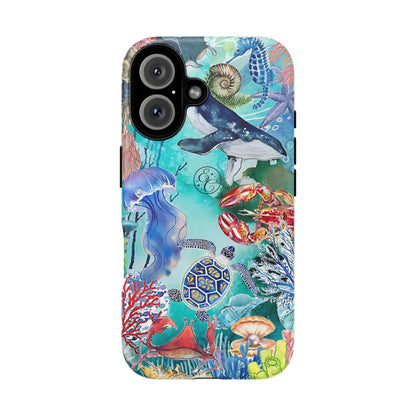 Ocean Wonders Collage Tough Phone Case