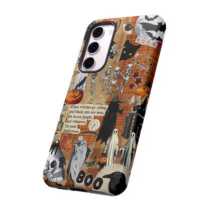 Halloween Spooky Collage Tough Phone Case