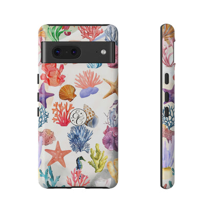 Coral & Sea Shells Tough Phone Case