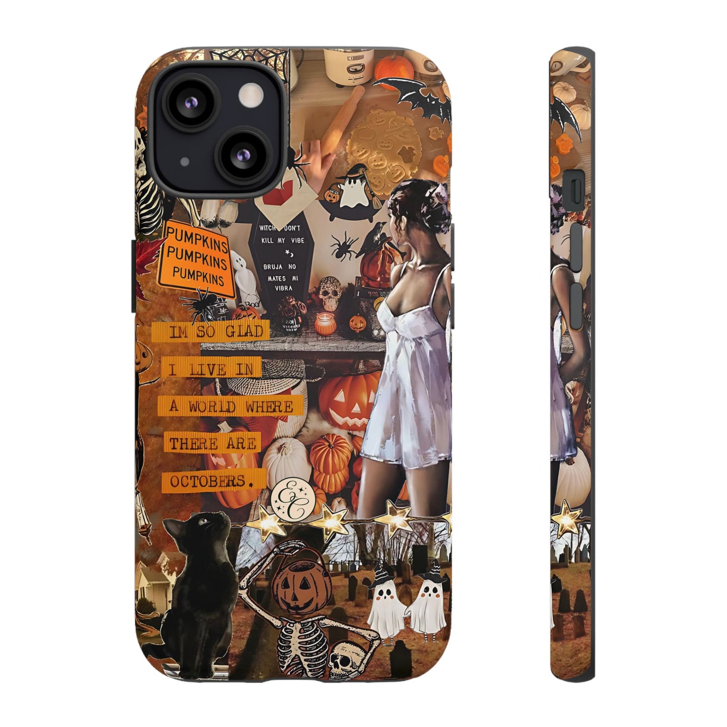 Halloween Aesthetic Collage Tough Phone Case